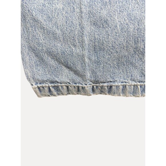 Guess Jeans Women's Vintage Denim Overalls Light Wash Adjustable Straps Button - Picture 12 of 14
